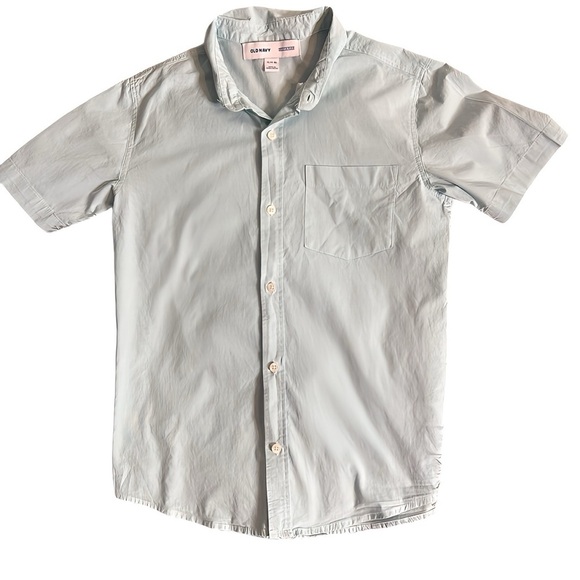 Old Navy & Good Fellow Set of 3 Boys Button Down Short Sleeve Shirts Size 14/16 - Picture 5 of 8